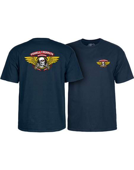 Powell Peralta Winged Ripper T-Shirt Homme Navy