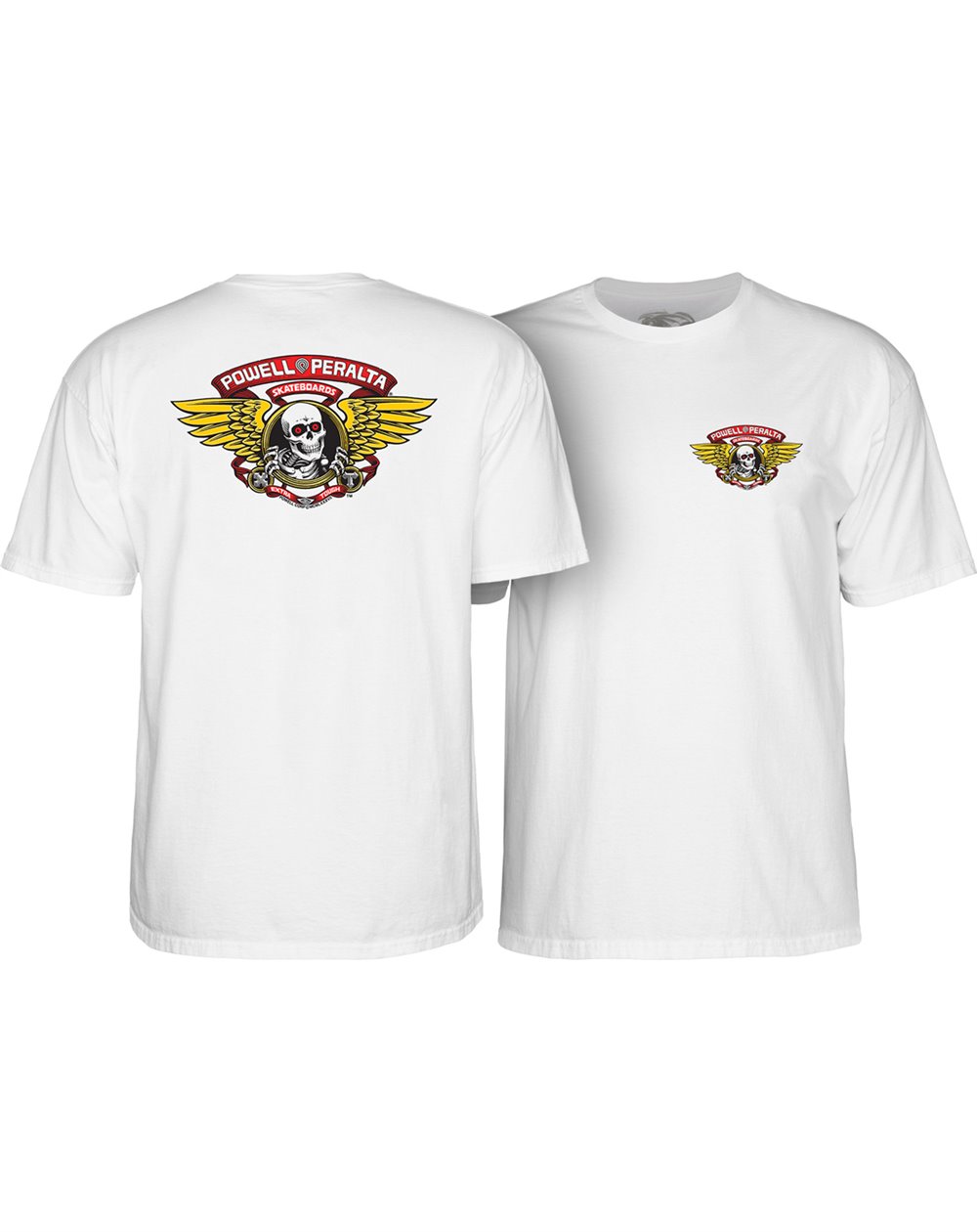 Powell Peralta Men's T-Shirt Winged Ripper White