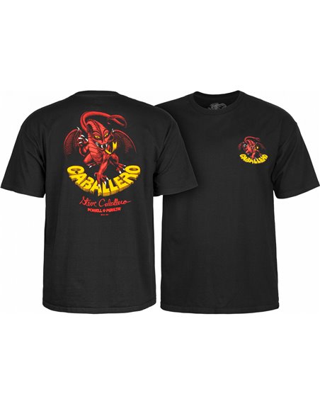 Powell Peralta Steve Caballero Dragon II Camiseta para Hombre Black