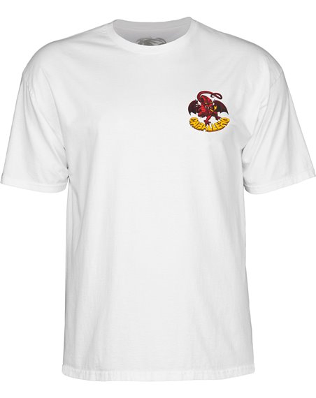 Powell Peralta Herren T-Shirt Steve Caballero Dragon II White