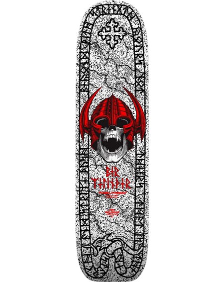 Powell Peralta Per Welinder Nordic Skull Freestyle Reissue 7.25" Skateboard Deck White
