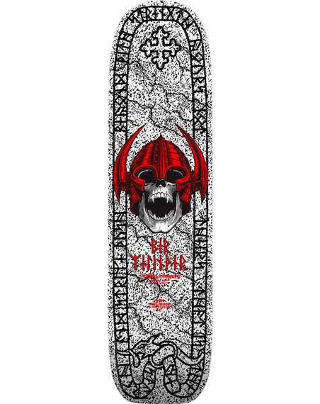 Powell Peralta Shape Skate Per Welinder Nordic Skull Freestyle Reissue 7.25" White