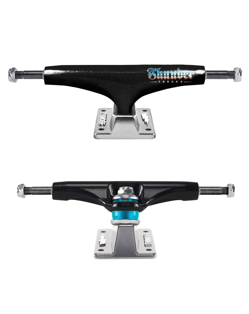 Thunder Lights Chrome 147mm Skateboard Achsen 2 er Pack