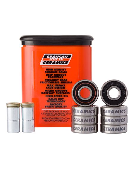 Bronson Speed Co. Ceramics Skateboard Bearings 2