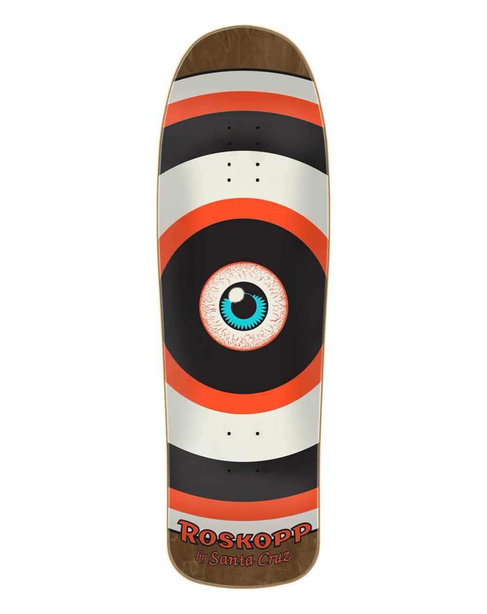 Santa Cruz Tabla Skateboard Roskopp Target Eye Reissue 9.62"