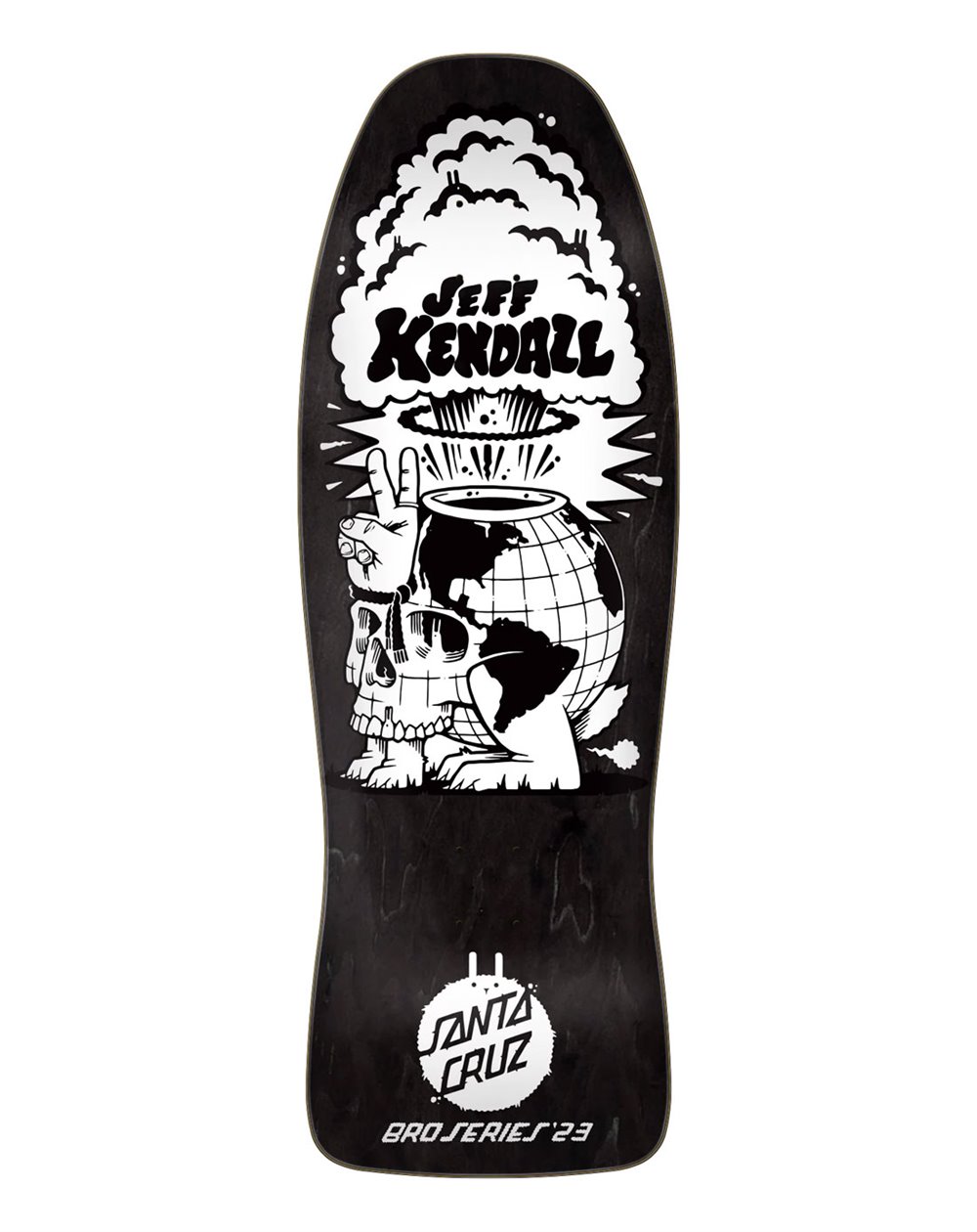 Santa Cruz Tavola Skateboard Kendall Friend of the World Reissue 10"