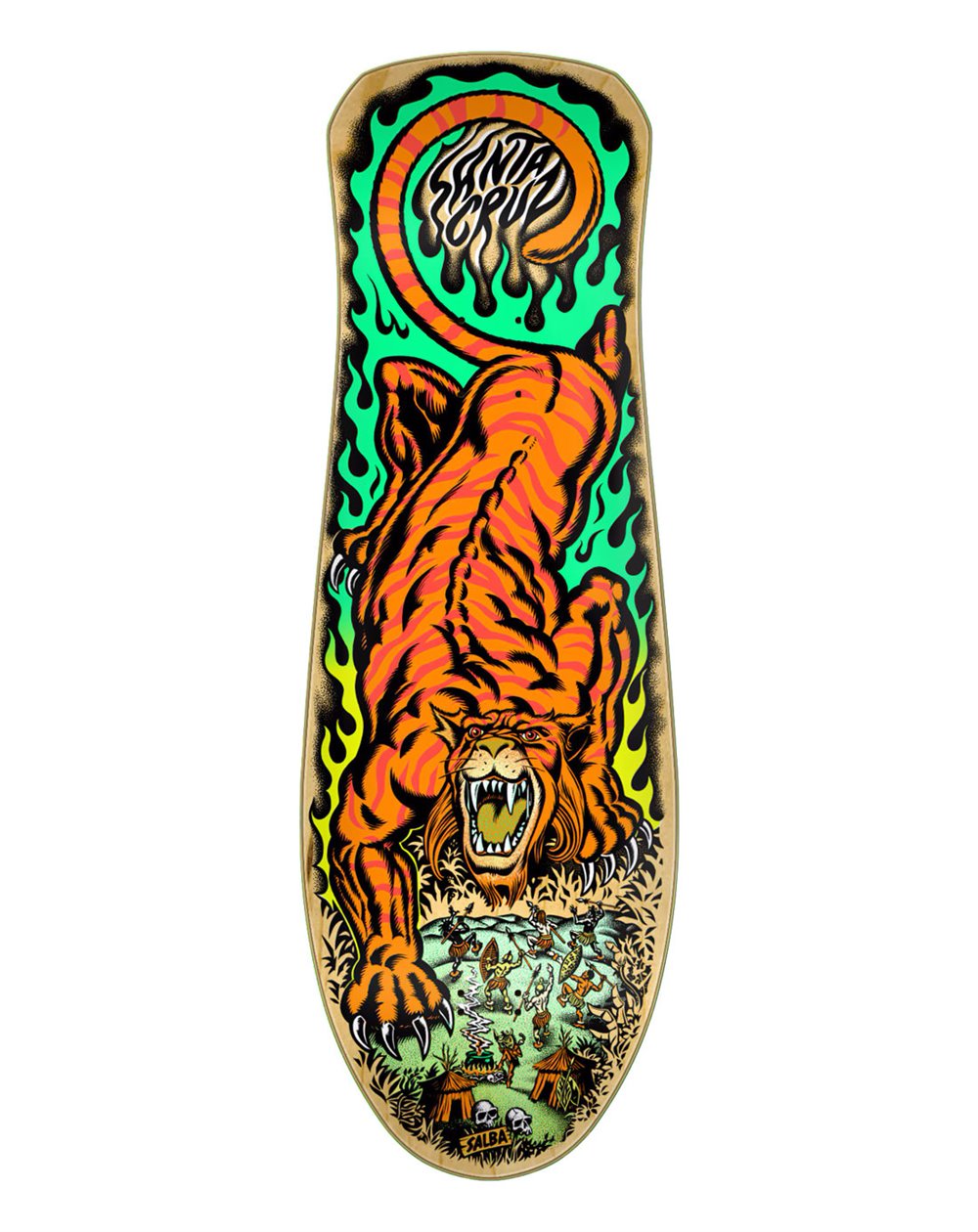 Santa Cruz Salba Tiger Reissue 50th Anniversary 10.3" Skateboard Deck