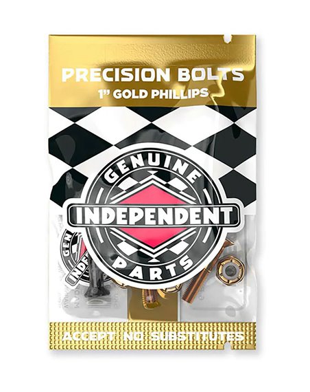 Independent Genuine Parts 1" Phillips Skateboard Montageset Black/Gold