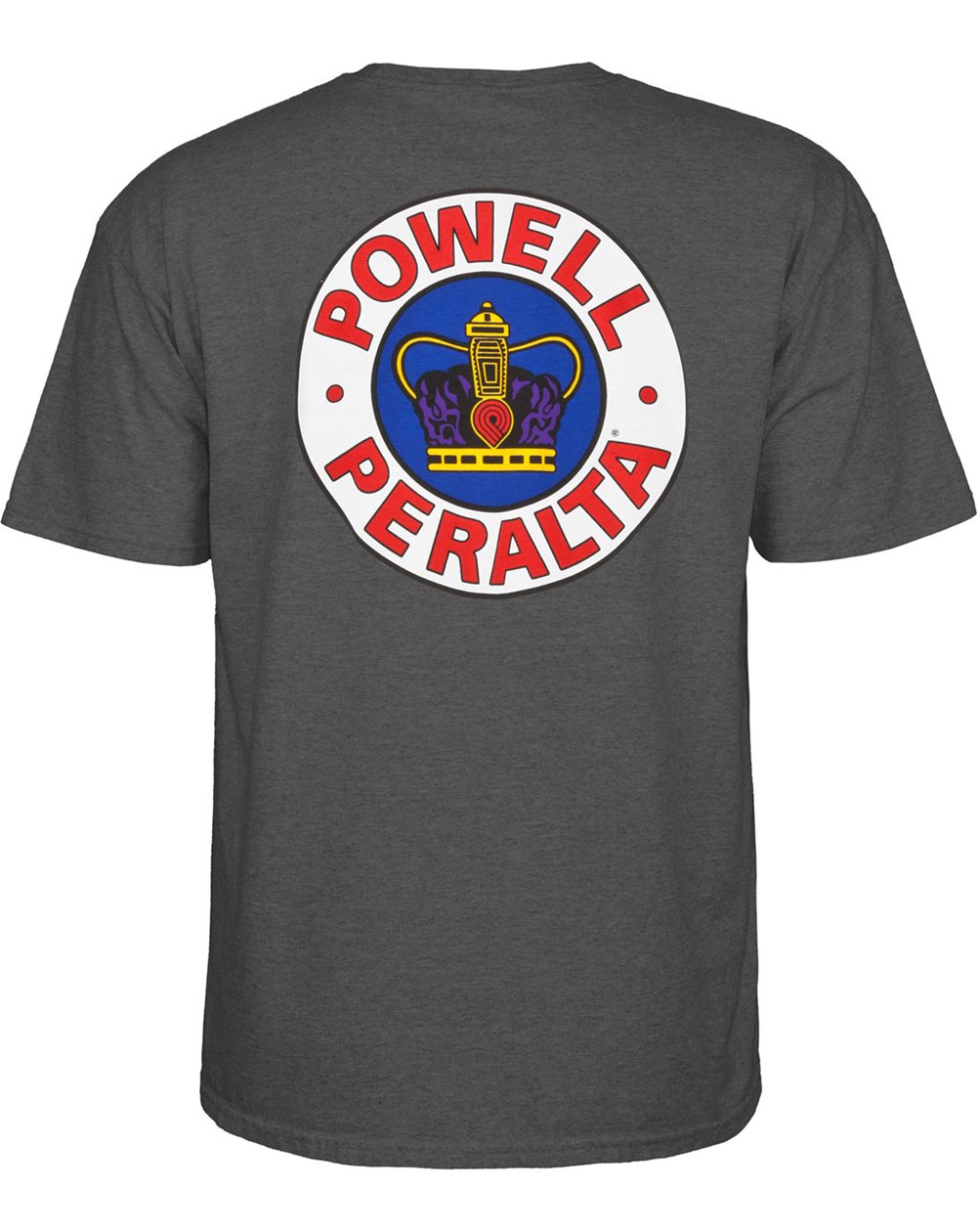 Powell Peralta Men's T-Shirt Supreme Charcoal Heather