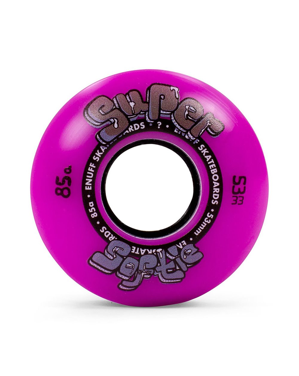 Enuff Roues Skateboard Super Softie 53mm 85A Purple 4 pc