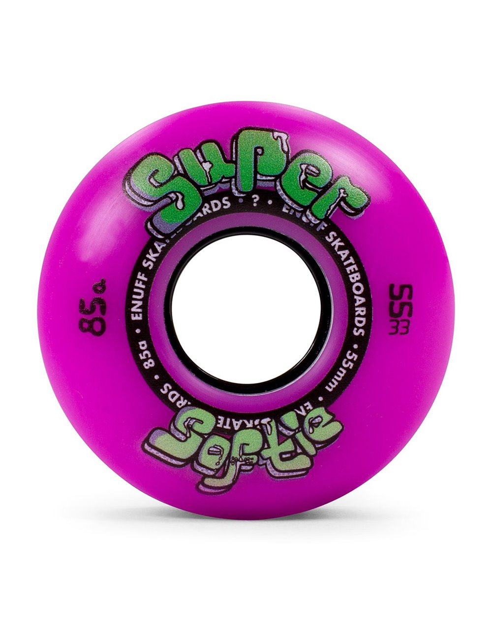 Enuff Super Softie 55mm 85A Skateboard Wheels Purple pack of 4