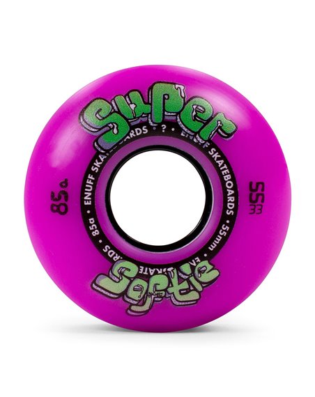 Enuff Super Softie 55mm 85A Skateboard Wheels Purple pack of 4
