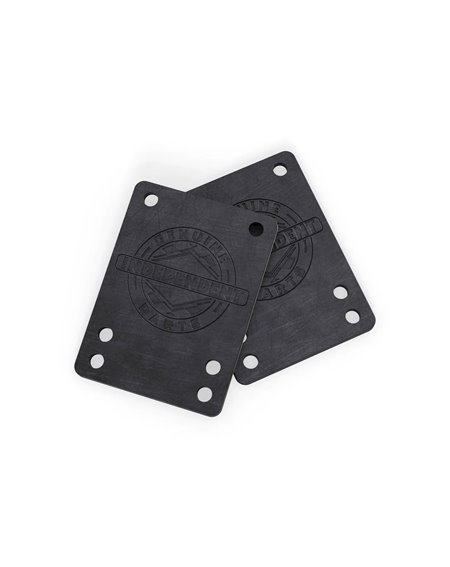 Independent Shock Pads Skateboard Genuine Parts 1/8-inch Black 2 pc 2