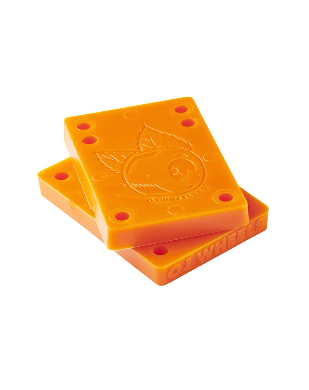 OJ Juice Cubes 3/8-inch Risers Pads Orange pack of 2