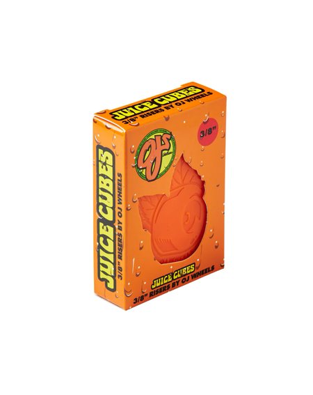 OJ Juice Cubes 3/8-inch Risers Pads Orange pack of 2 2