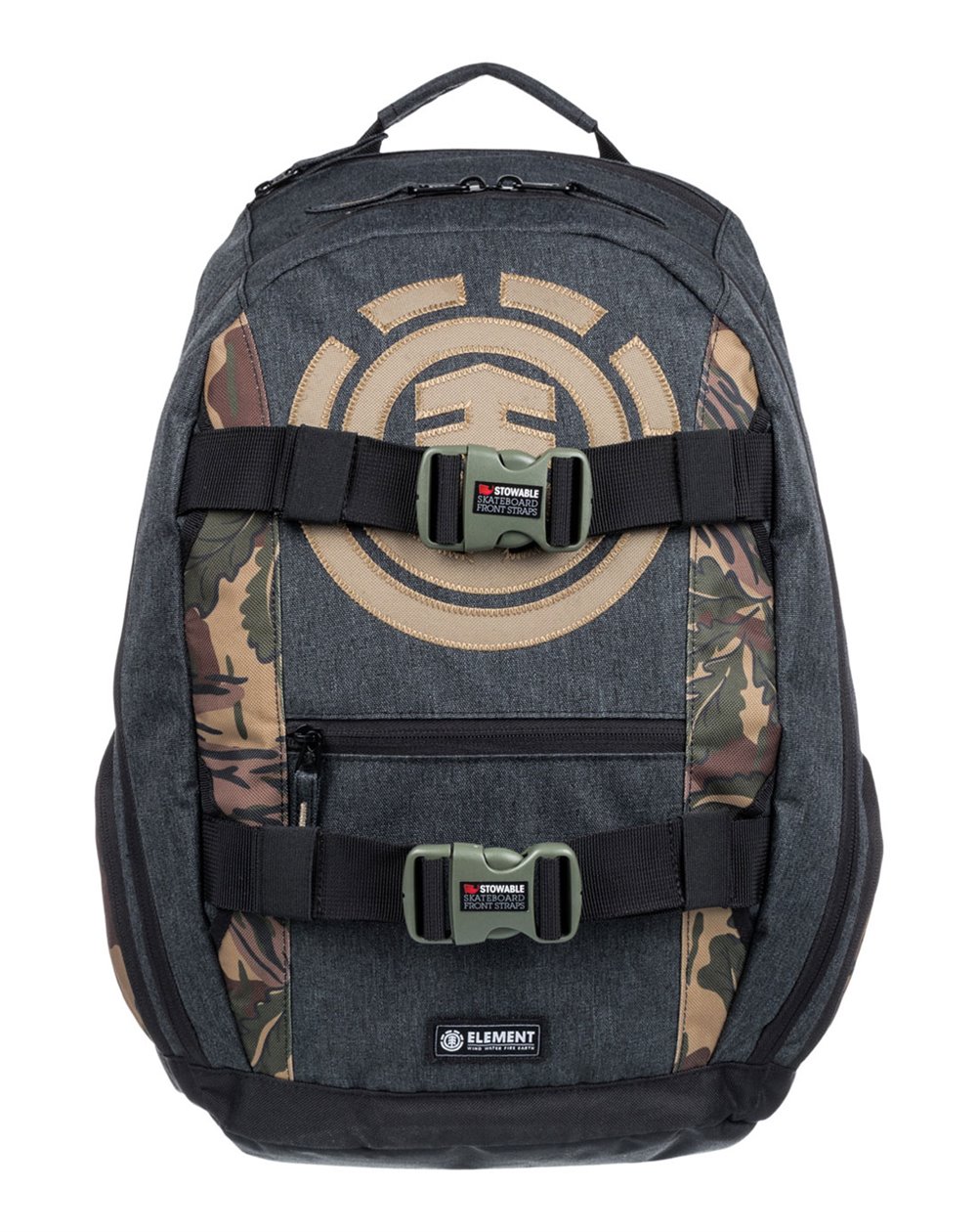 Element Mochila com Compartimento pra Skate Mohave Forest Camo