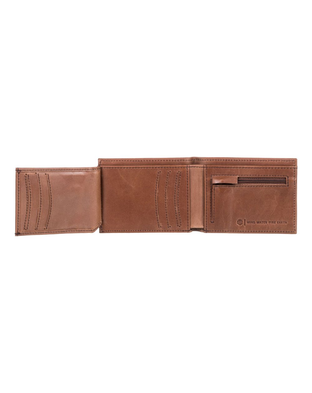 Element Carteira Segur Leather Brown