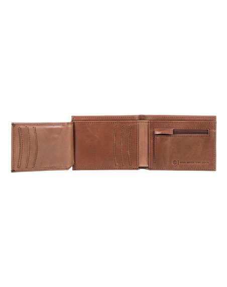 Element Segur Leather Geldbörse Brown