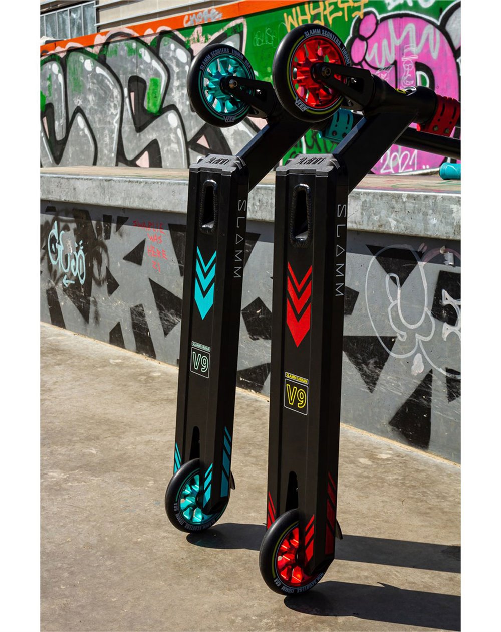 Slamm Scooters Patinete de Acrobacias Urban V9 Black/Red