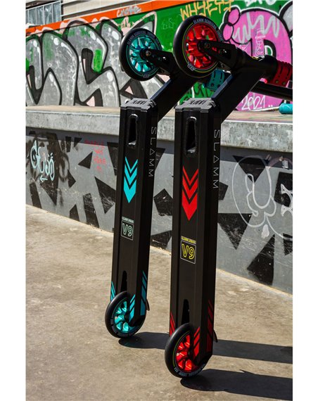 Slamm Scooters Patinete Freestyle Urban V9 Black/Red