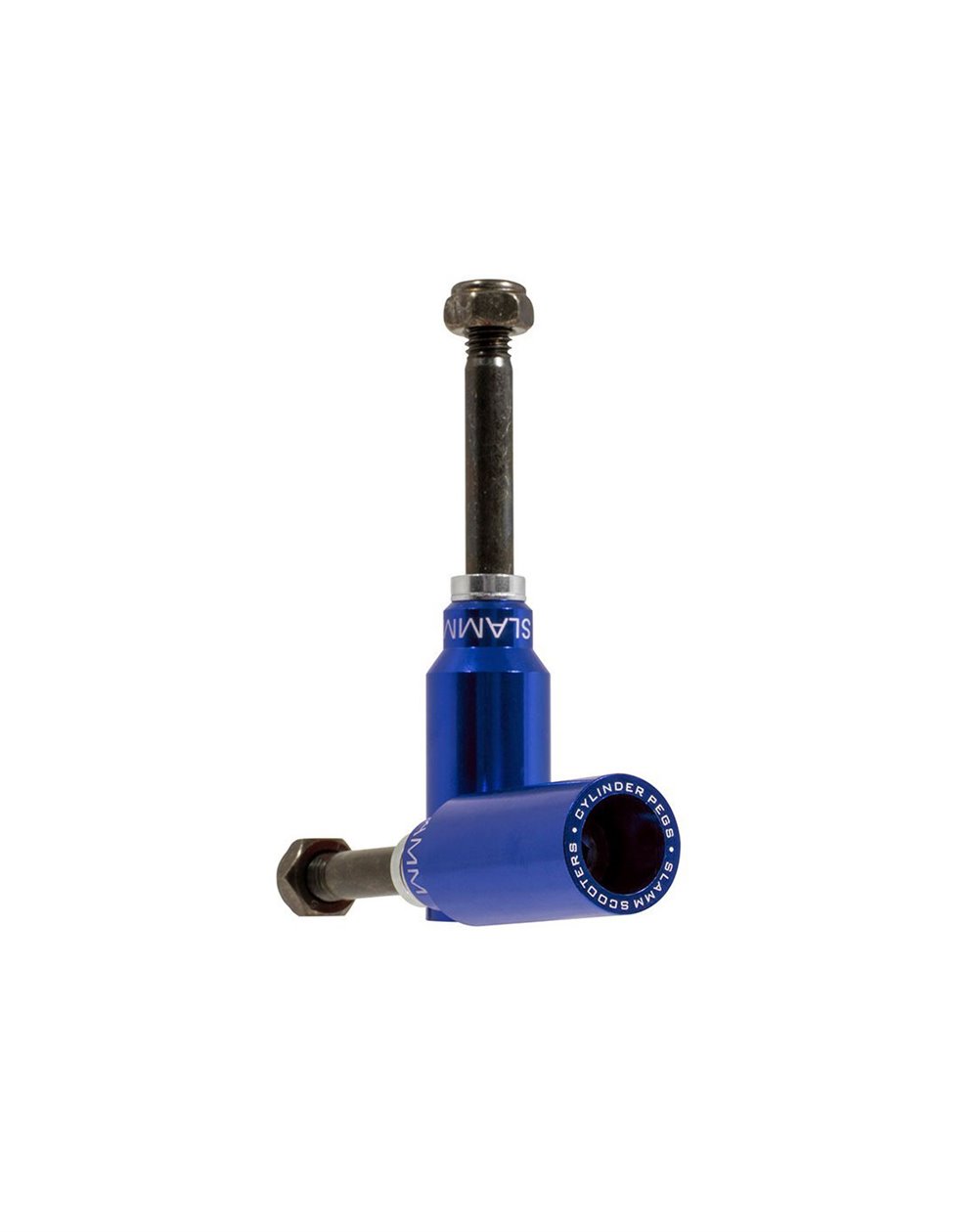 Cylinder Scooter Pegs Blue pack of 2