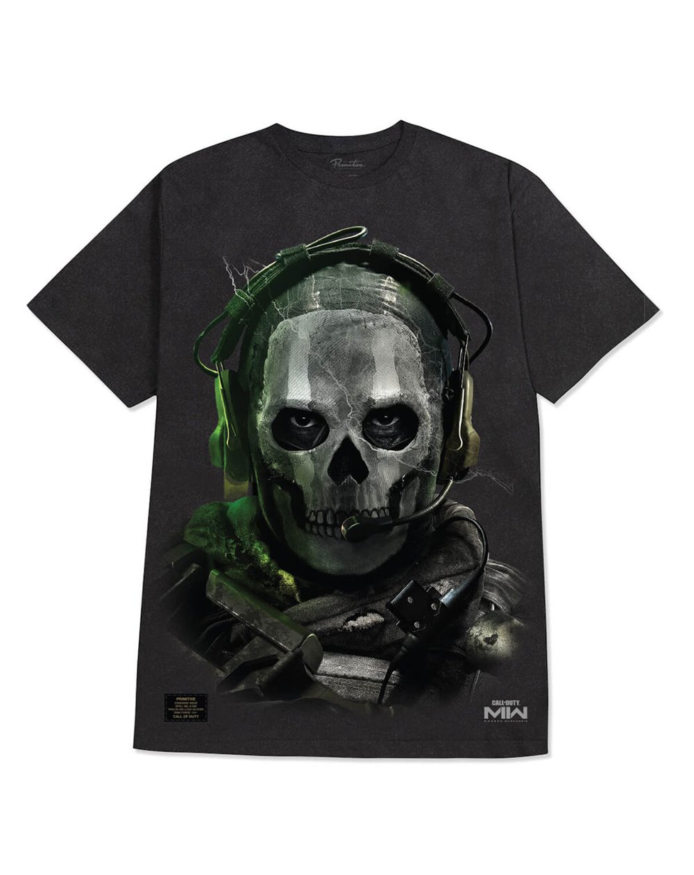 Primitive Call Of Duty Ghost Heavyweight T-Shirt Homme Black