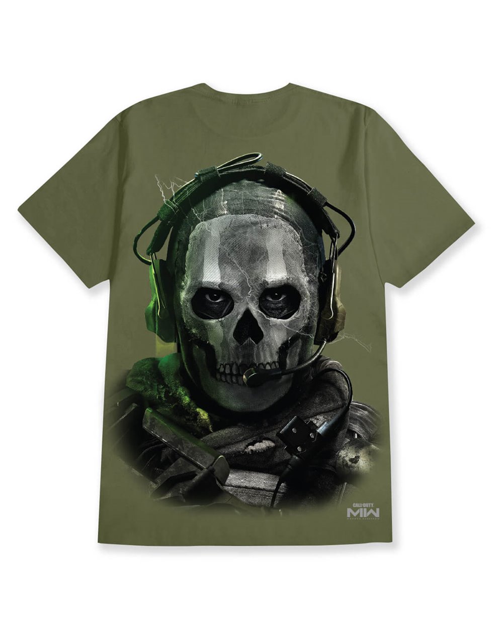 Primitive Men's T-Shirt Call Of Duty Ghost Military Green