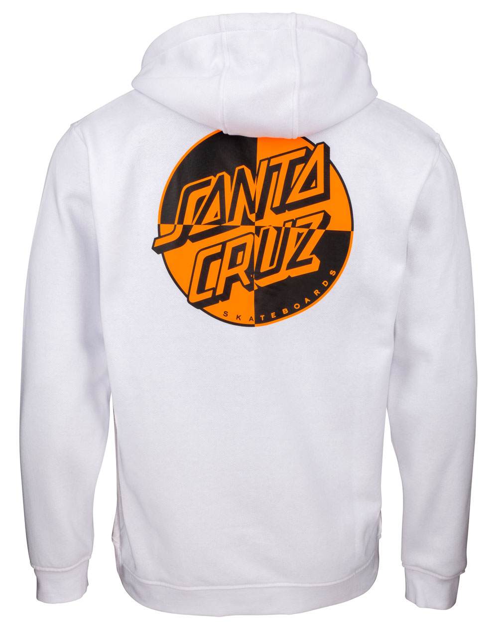 Santa Cruz Crash Dot Felpa con Cappuccio Uomo White