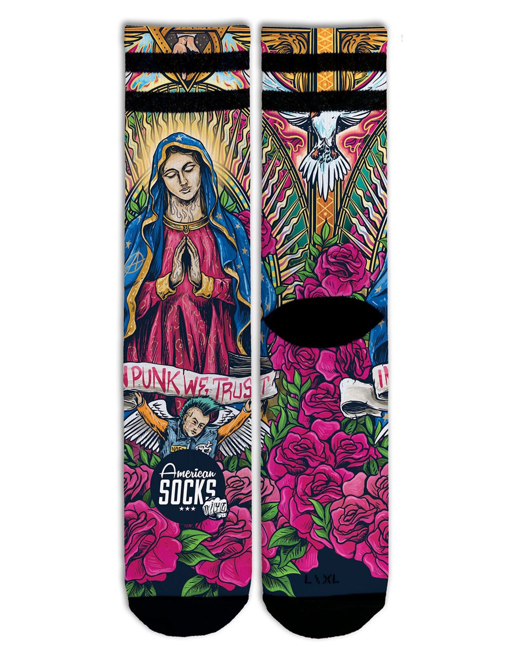 American Socks Meias Skate Guadalupe Unisex-adulto