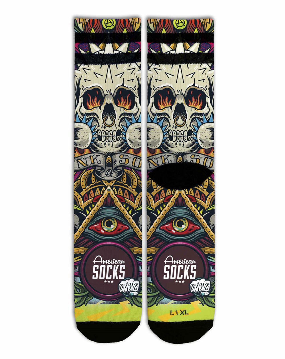 American Socks Skate-Socken Moshpit Unisex - Erwachsene