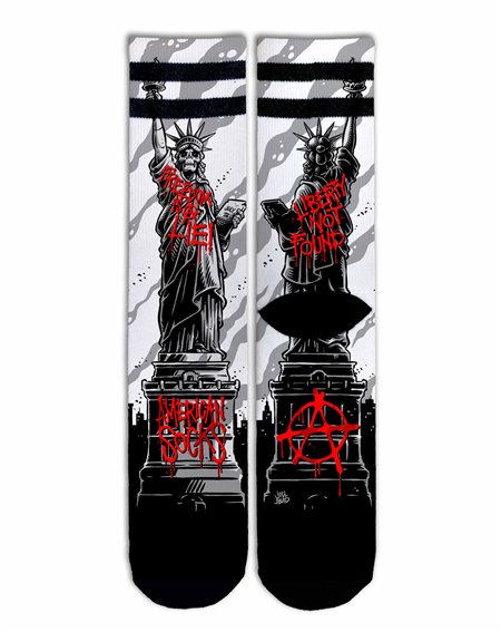 American Socks Chaussettes Skate Freedom is a Lie Mixte Adulte