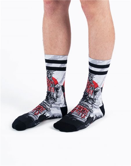 American Socks Calcetines Skate Freedom is a Lie Unisex-adulto