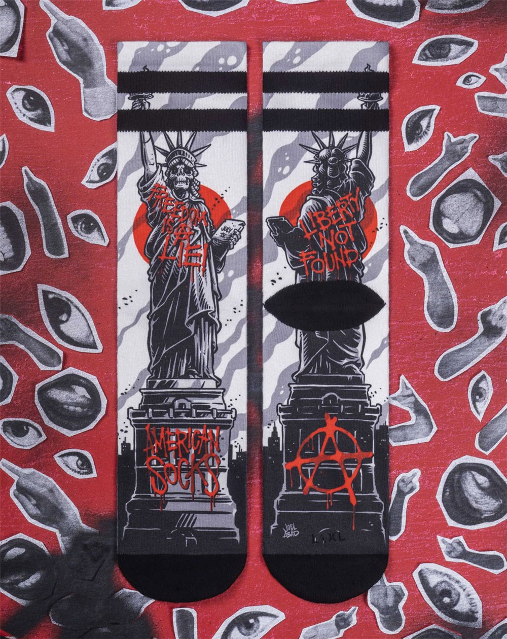 American Socks Skate-Socken Freedom is a Lie Unisex - Erwachsene