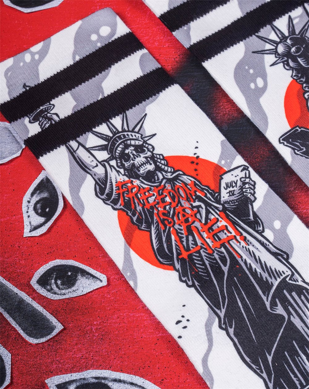 American Socks Calcetines Skate Freedom is a Lie Unisex-adulto