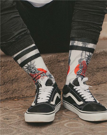 American Socks Skate Socks Freedom is a Lie Unisex Adults