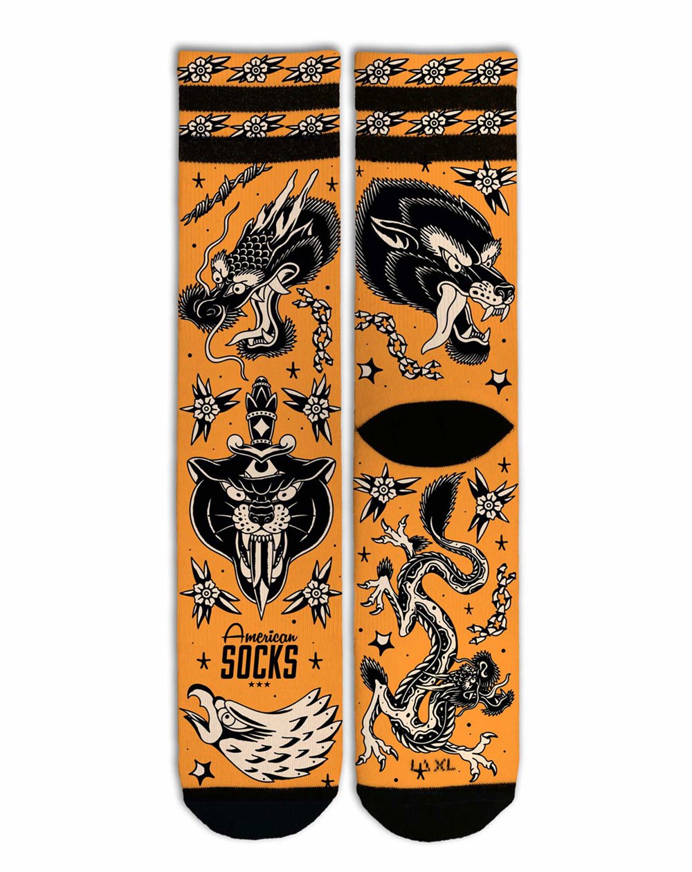 American Socks Chaussettes Skate Draco Mixte Adulte