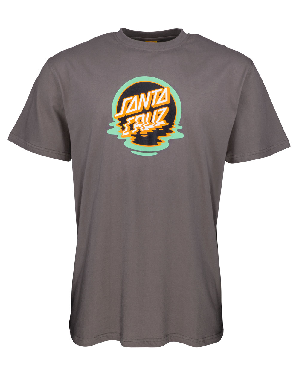 Santa Cruz Dot Reflection Camiseta para Homem Steel