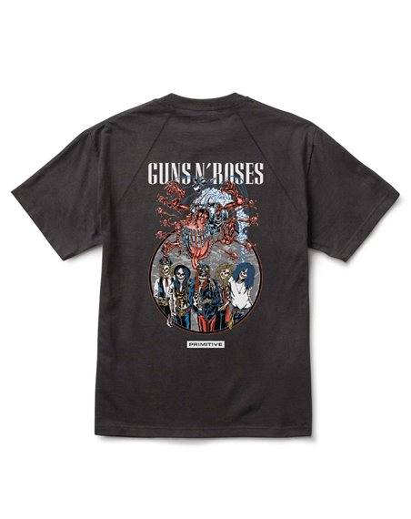 Primitive Men's T-Shirt Guns n' Roses Robo Black