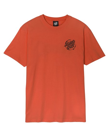 Santa Cruz T-Shirt Homme Erode Dot (Terracotta)