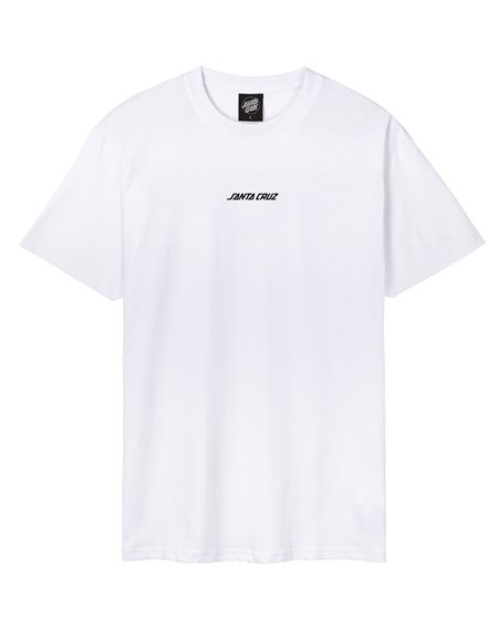 Santa Cruz T-Shirt Uomo Screaming Flash Center (White) 2