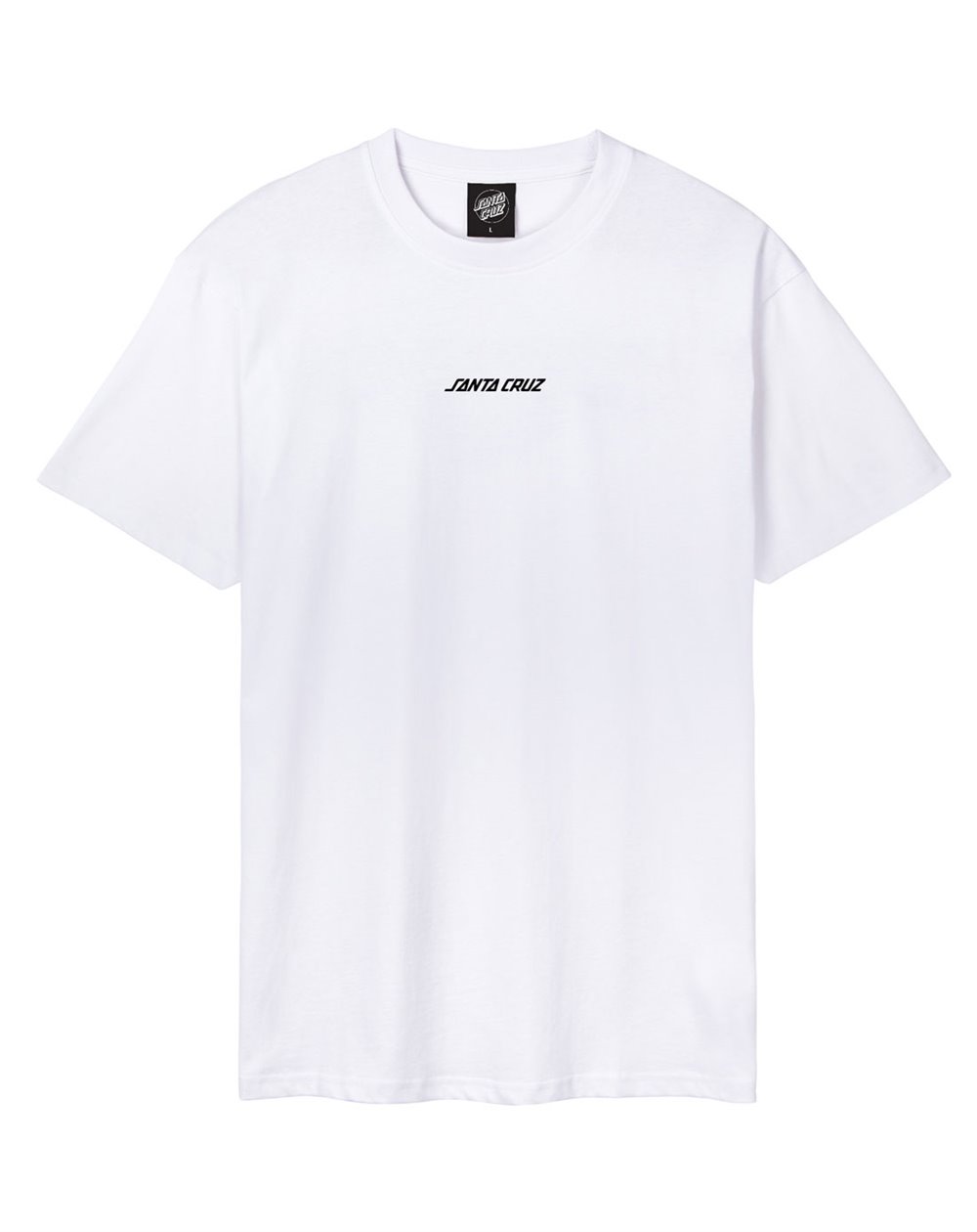 Santa Cruz T-Shirt Homme Screaming Flash Center (White)