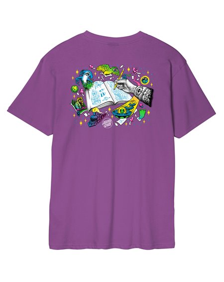 Santa Cruz Men's T-Shirt Winkowski Vision (Grape)