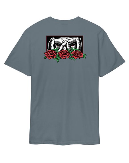 Santa Cruz Men's T-Shirt Dressen Roses Ever-Slick (Iron)