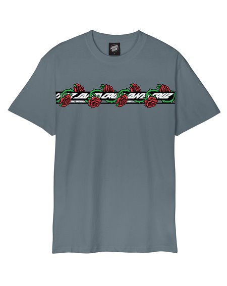 Santa Cruz Camiseta Hombre Dressen Roses Ever-Slick (Iron) 2