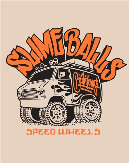 Santa Cruz Camiseta Hombre SB x Mike Giant Center (Oat)