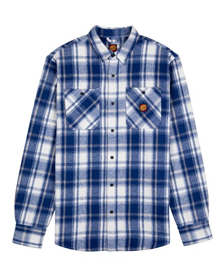 Santa Cruz Camisa Hombre Apex (Blue Check)