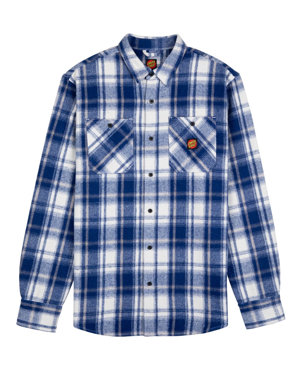 Santa Cruz Camisa Hombre Apex (Blue Check)
