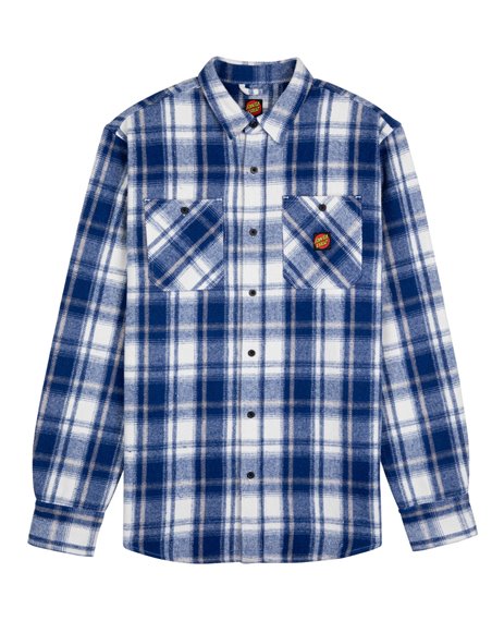 Santa Cruz Men's Shirt Apex (Blue Check)