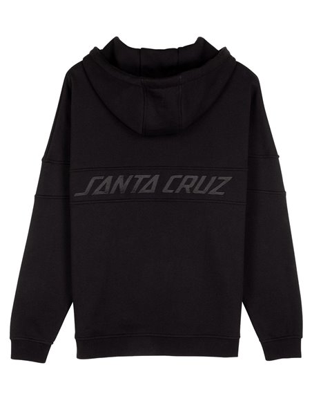 Santa Cruz Herren Zip Kapuzenpullover Tonal Strip Panel Black