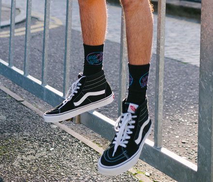 Skate socks by Santa Cruz